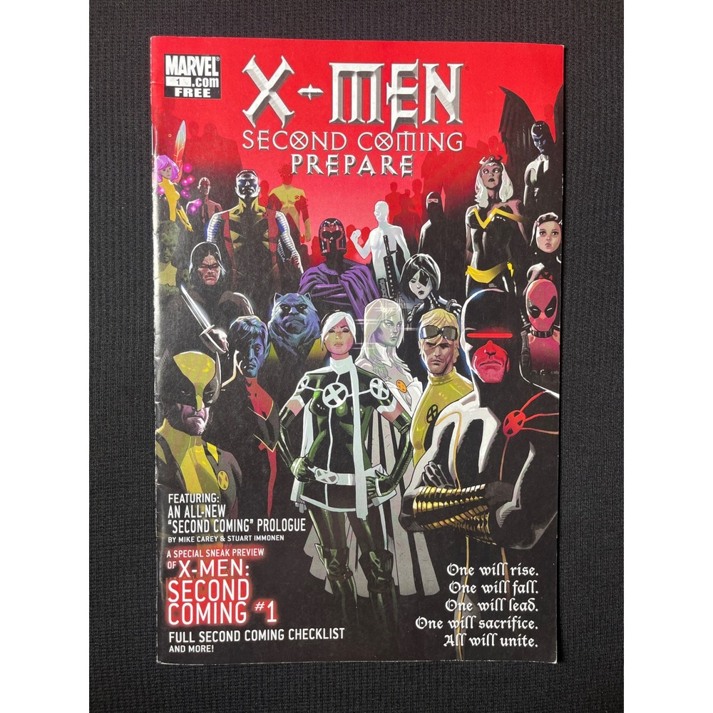 Marvel X‎ Men Second Coming Prepare Comic Book March 10 Issue 1